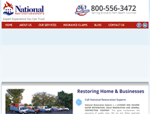 Tablet Screenshot of nationalrestorationexperts.com